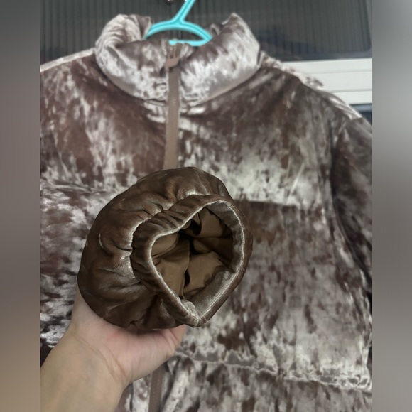Fabletics Velvet Textured Puffer Jacket - Picture 10 of 15